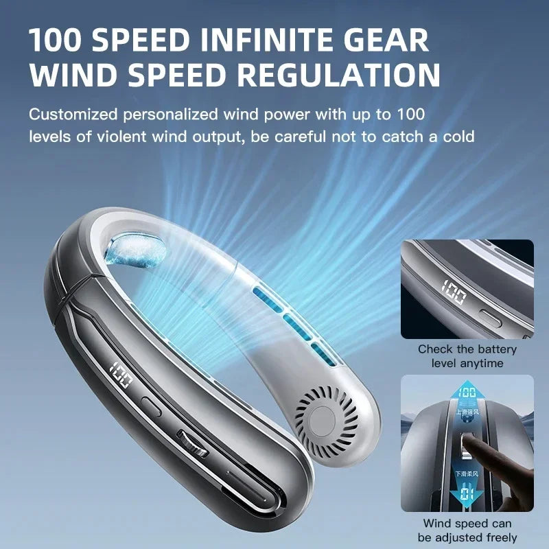 Breezy Neck Fan Delight