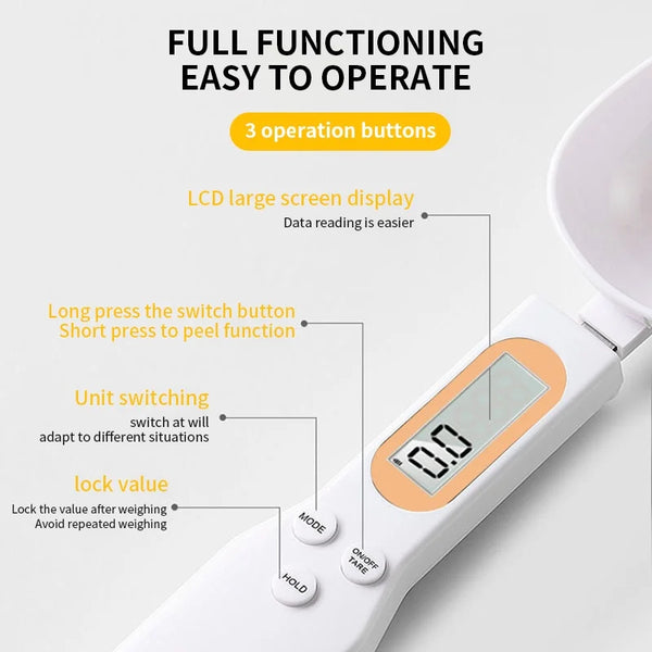 Digital Kitchen Spoon Scale